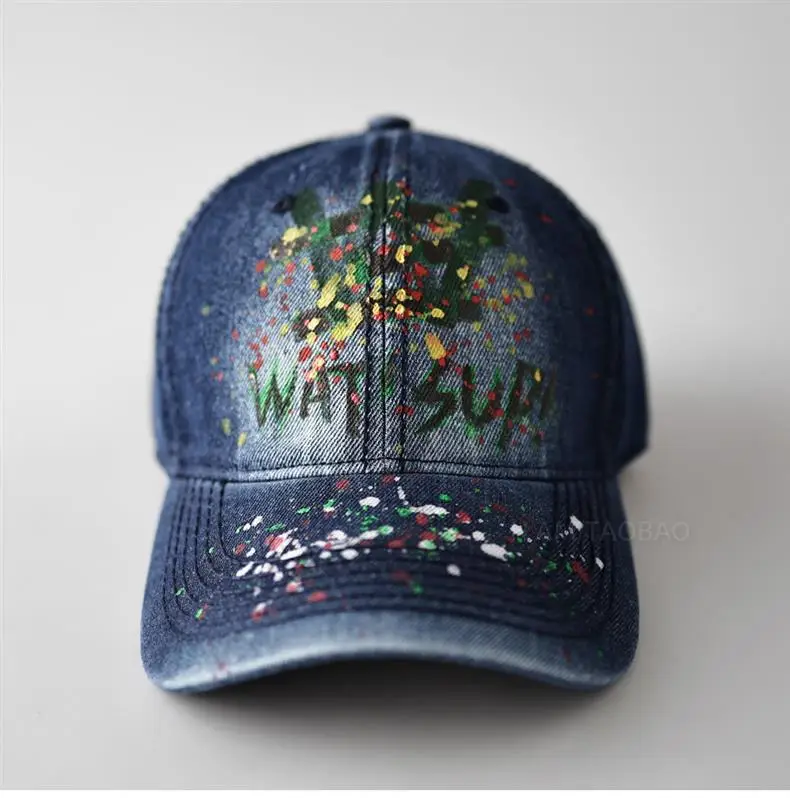Unique Graffiti Baseball Cap Unisex Sunshade Duckbill Cap — feature 4