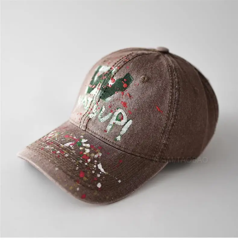 Unique Graffiti Baseball Cap Unisex Sunshade Duckbill Cap — feature 6