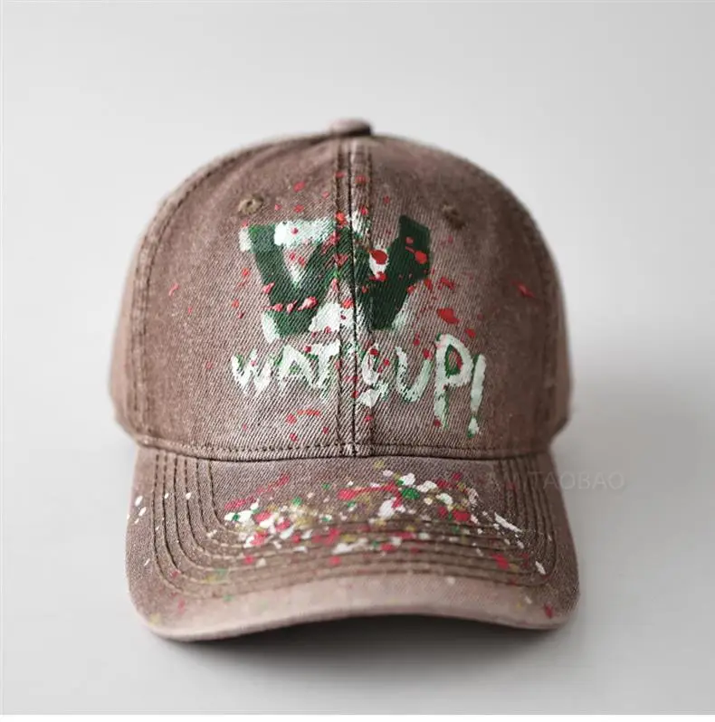 Unique Graffiti Baseball Cap Unisex Sunshade Duckbill Cap — feature 7