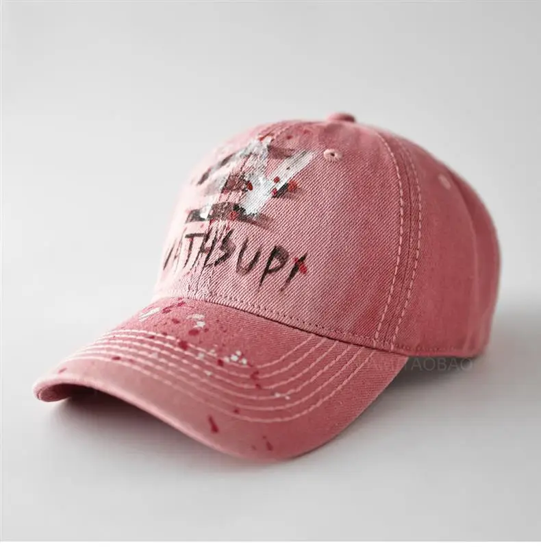 Unique Graffiti Baseball Cap Unisex Sunshade Duckbill Cap — feature 8