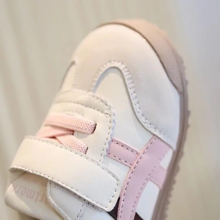 Baby Pink Velcro Walking Shoes for Girls — feature 3