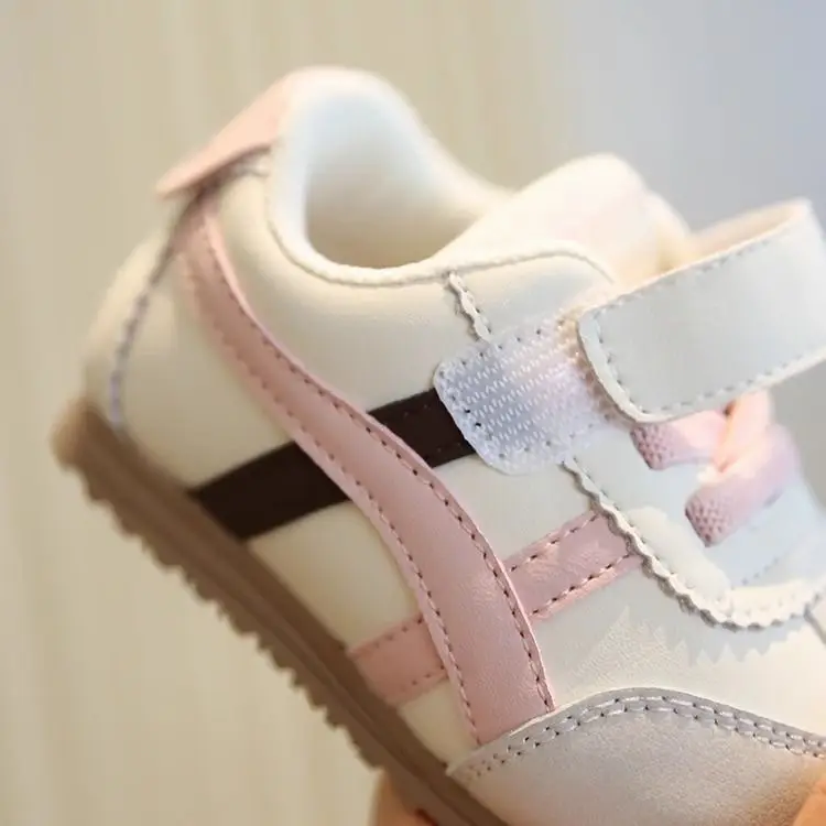 Baby Pink Velcro Walking Shoes for Girls — feature 4