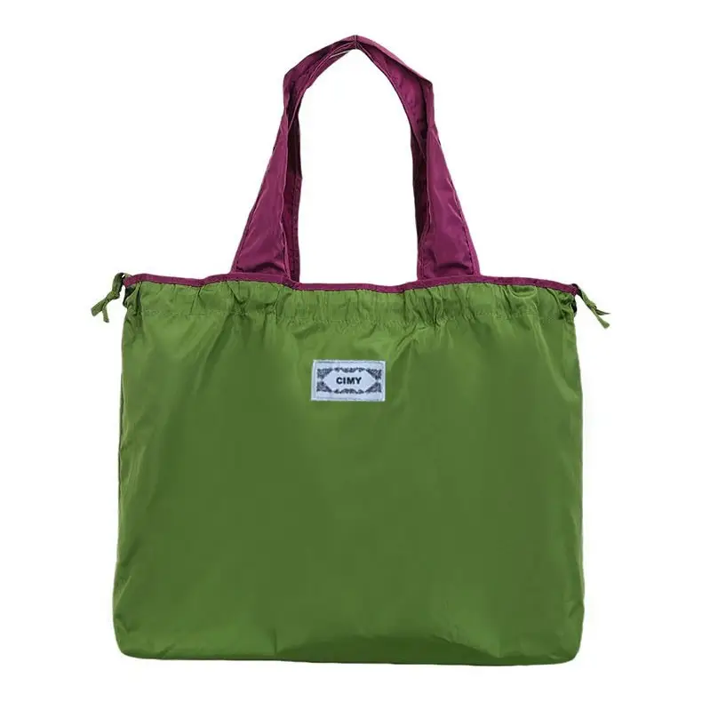 Cross-Border Cloud Shoulder Bag Teal Orange Drawstring Large - Image 5