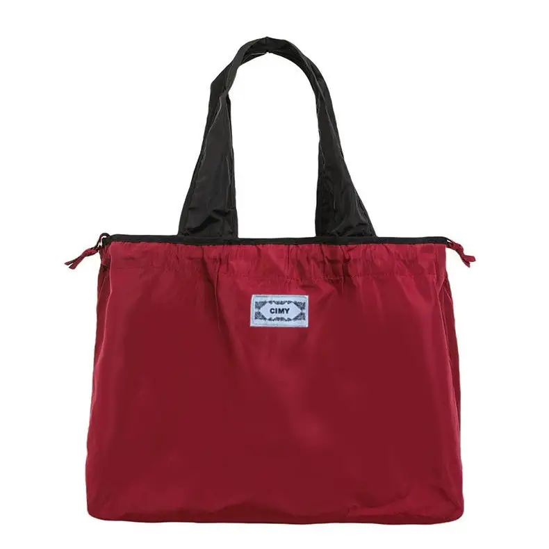 Cross-Border Cloud Shoulder Bag Teal Orange Drawstring Large - Image 8