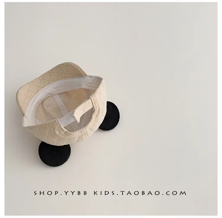 Cute Peaked Kids Hats Brown Black Red White — feature 5