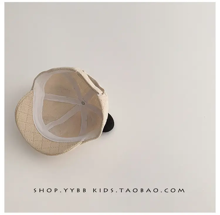 Cute Peaked Kids Hats Brown Black Red White — feature 6