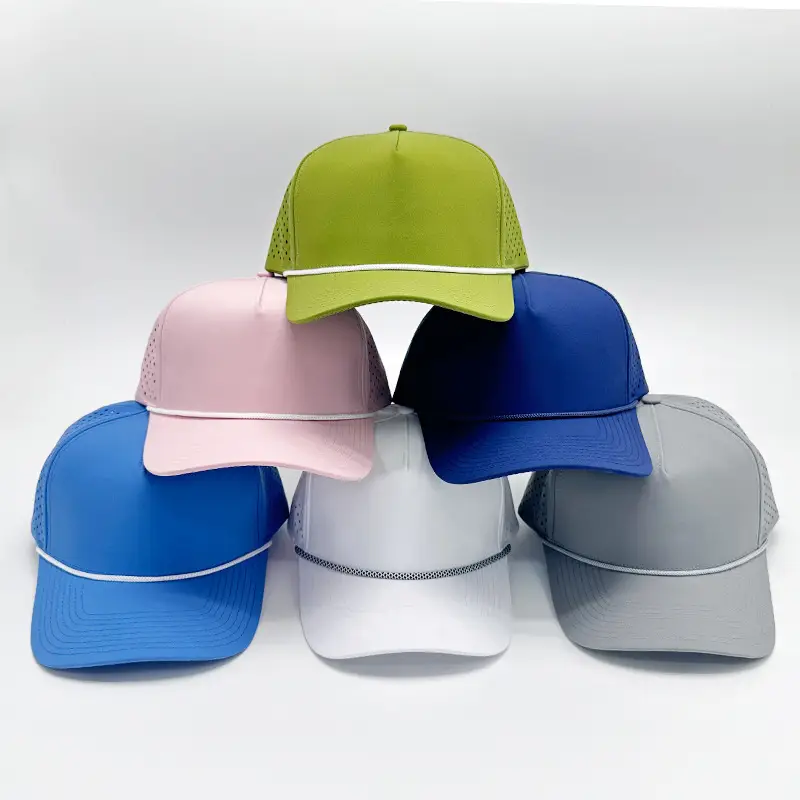Blue Perforated Baseball Cap for Men Women - Image 10