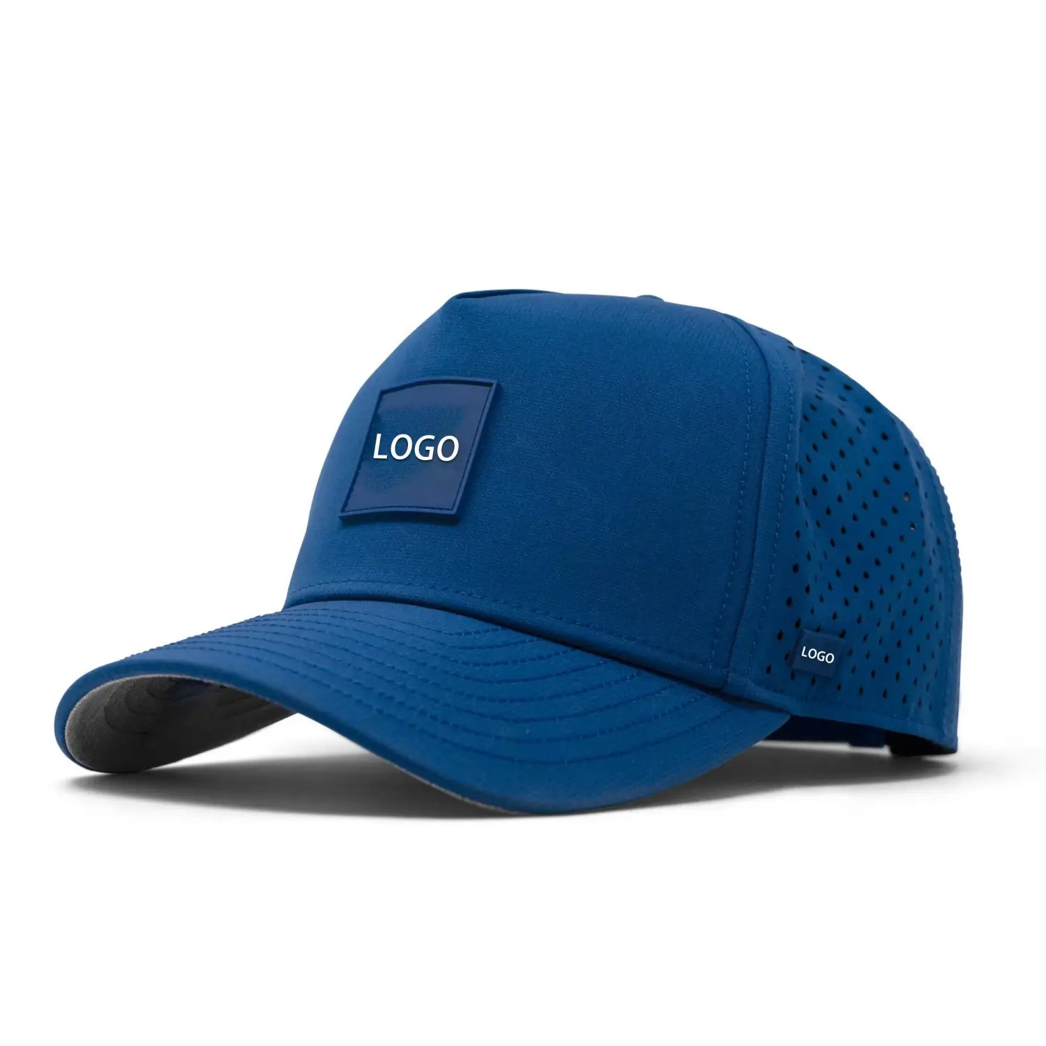 Blue Perforated Baseball Cap for Men Women - Image 11