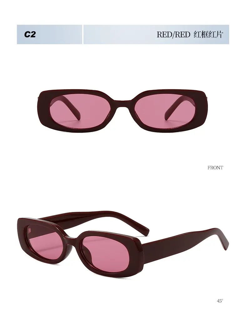 Men UV Protective Sunglasses Pink Lens — feature 17