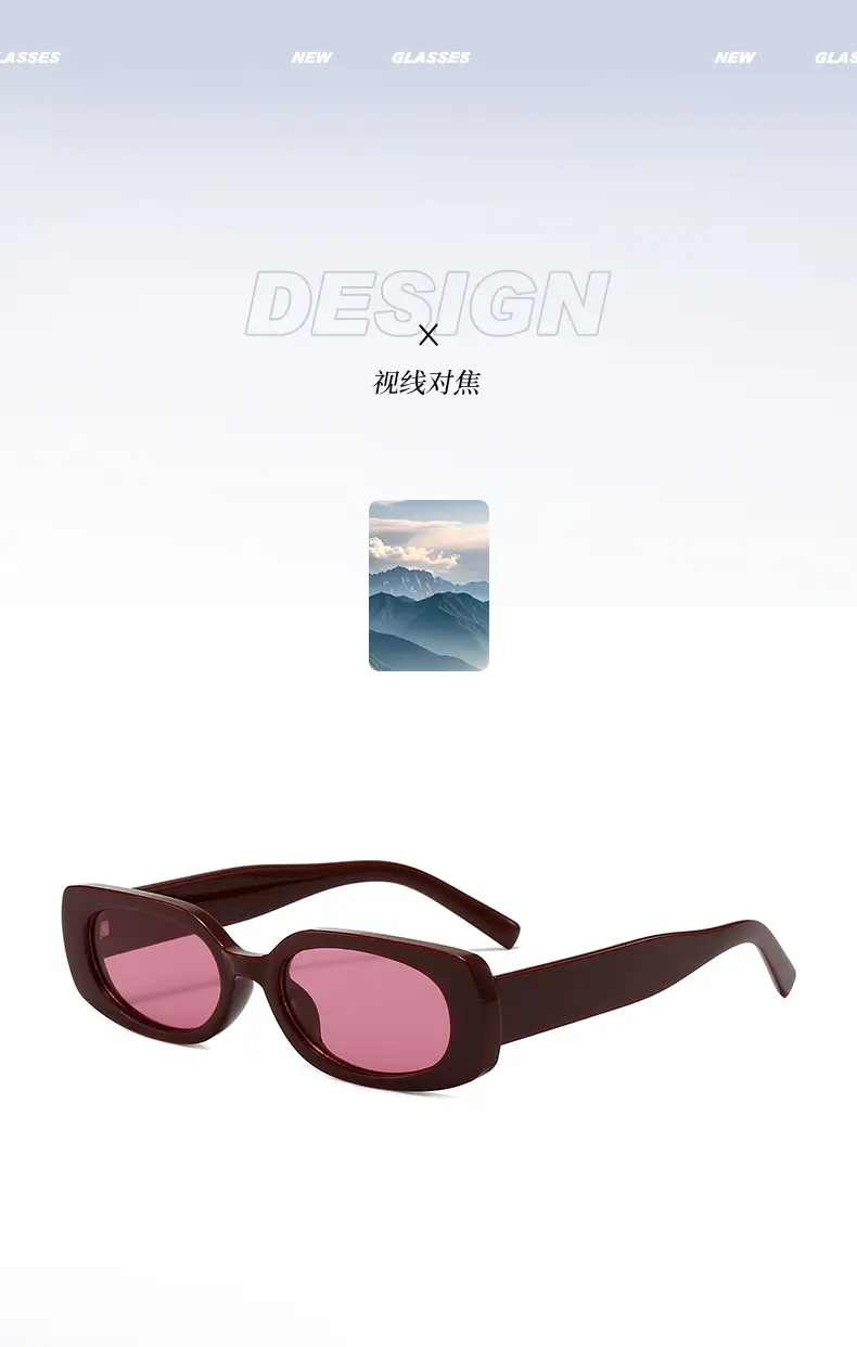 Men UV Protective Sunglasses Pink Lens — feature 7