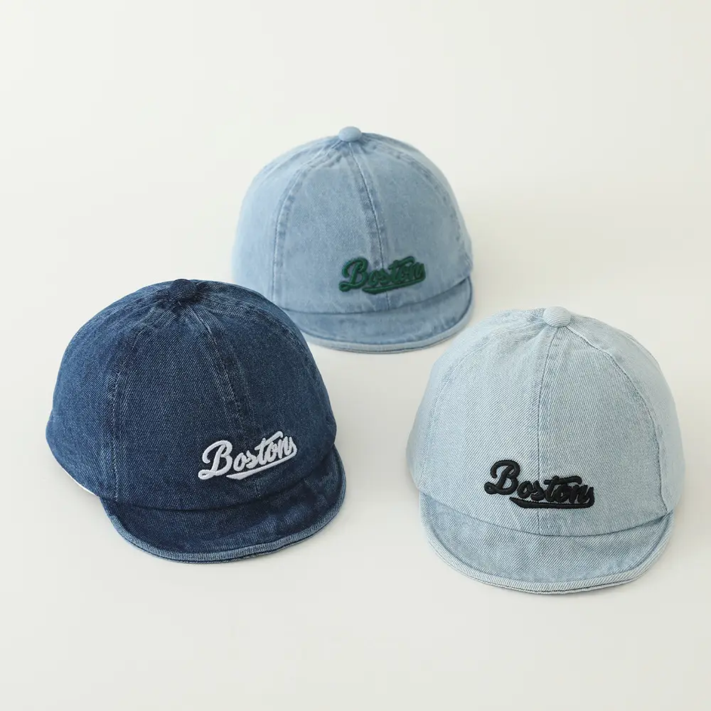 Baby Denim Baseball Cap Spring Autumn Unisex Korean Style — feature 9