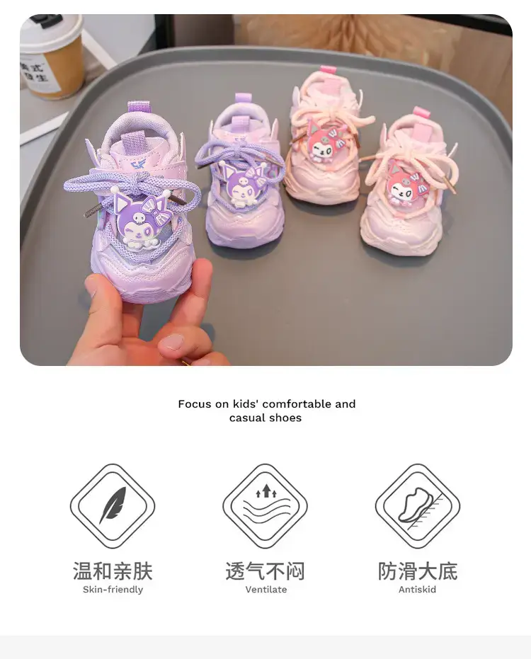 Pink 2025 Baby Shoes for Girls Soft Sole Non-Slip — feature 2