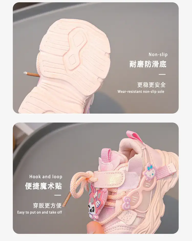 Pink 2025 Baby Shoes for Girls Soft Sole Non-Slip — feature 7