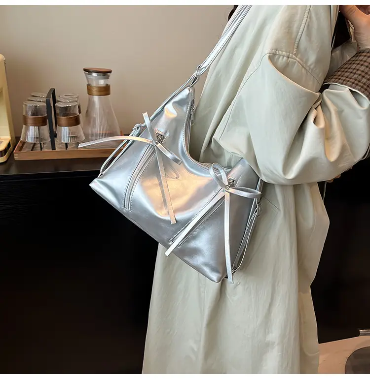 Women's Yellow Bow Shoulder Bag 2024 New Size — feature 13