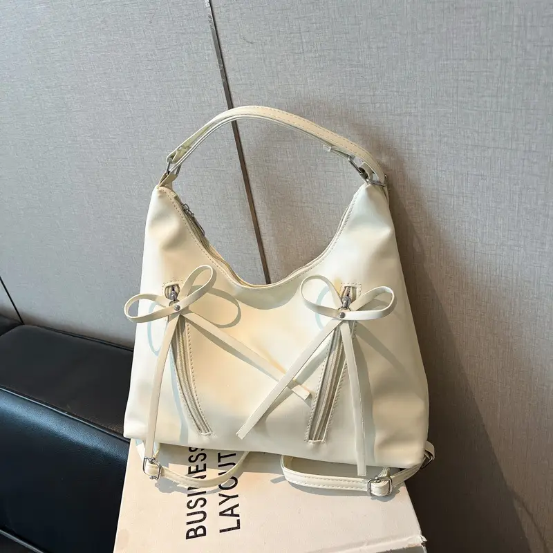 Women's Yellow Bow Shoulder Bag 2024 New Size - Image 2
