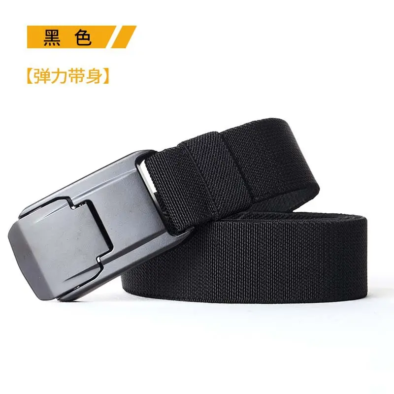 Men's Black Tactical Belt with Quick-Release Buckle - Image 14