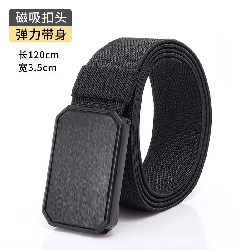 Men's Black Tactical Belt with Quick-Release Buckle - Image 21