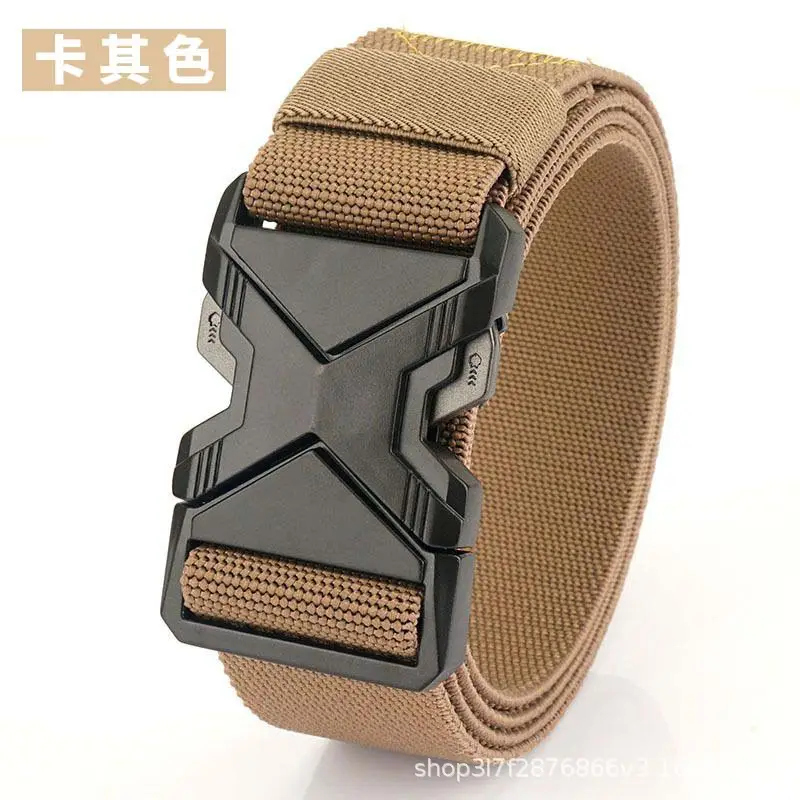 Men's Black Tactical Belt with Quick-Release Buckle - Image 5
