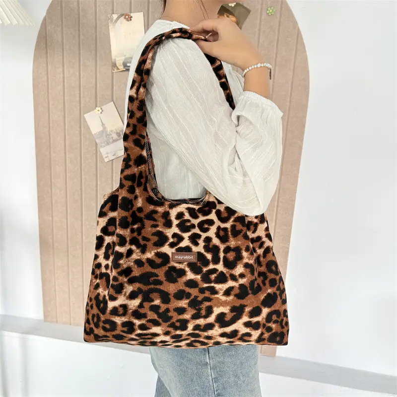 Leopard Print Large Cap Bag for Women — feature 18