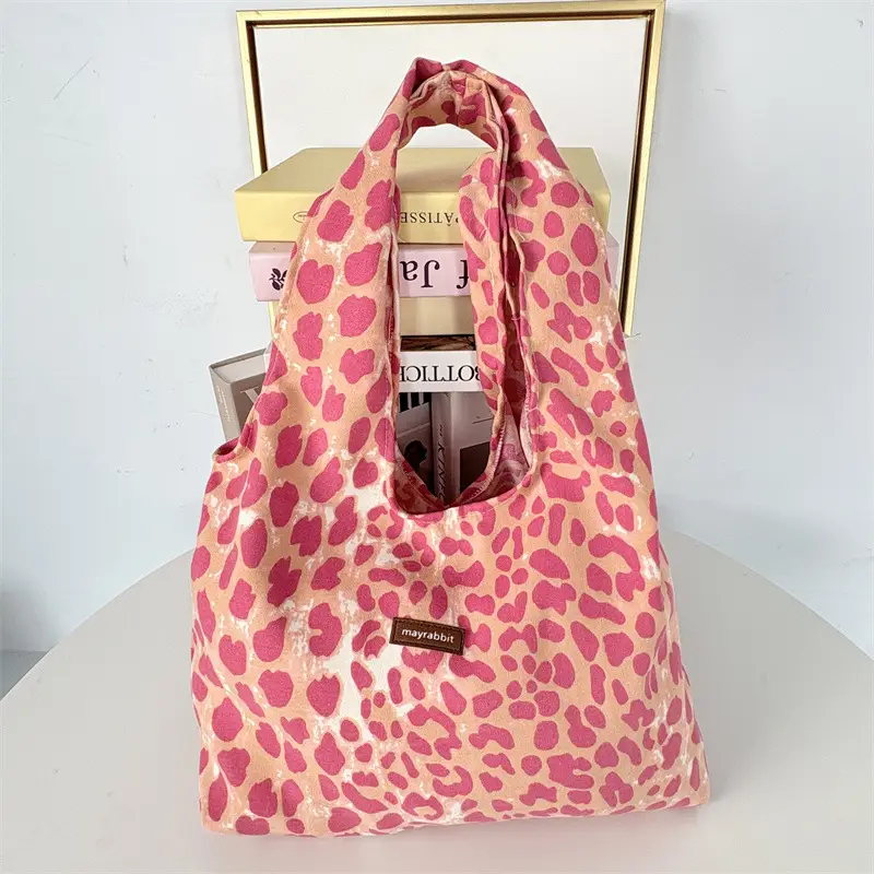 Leopard Print Large Cap Bag for Women — feature 26