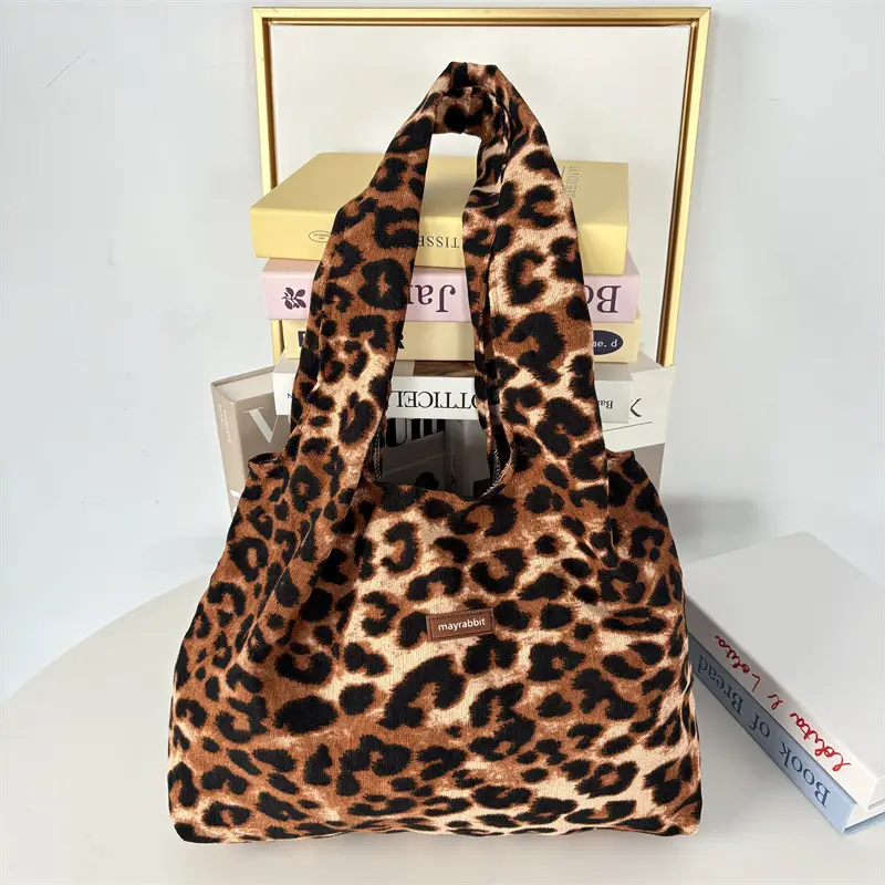 Leopard Print Large Cap Bag for Women — feature 28