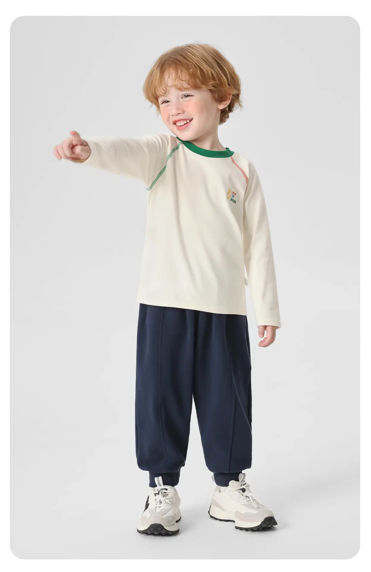 Right European Boys T-Shirt Autumn Green Olive — feature 9