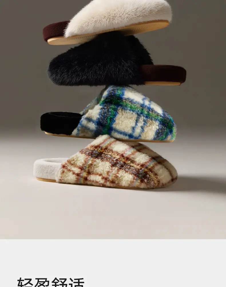Women Plush Furry Slippers Autumn Winter Warm Non-Slip — feature 7