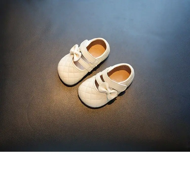 Toddler Shoes White Quilted Soft Sole 0-1Yr — feature 8