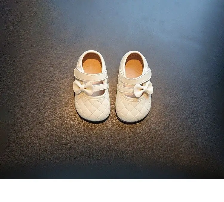 Toddler Shoes White Quilted Soft Sole 0-1Yr — feature 9