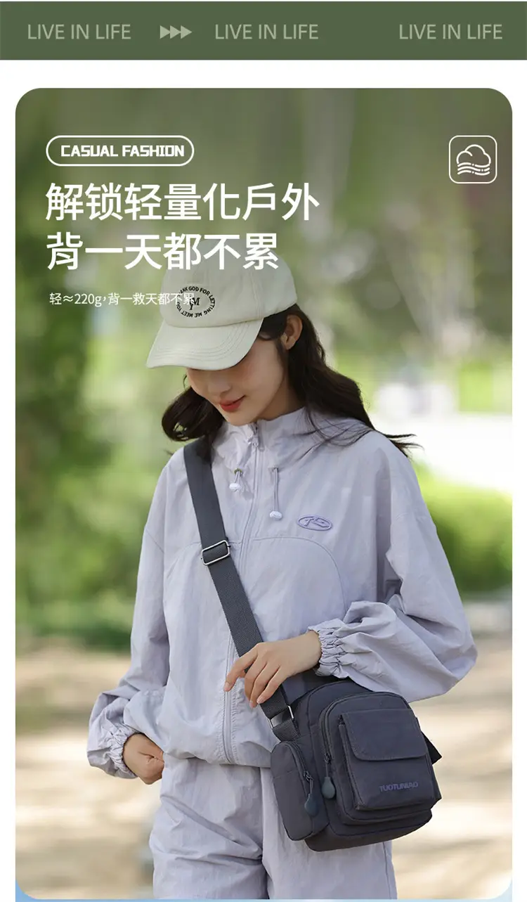 Waterproof Multi-Pocket Commuter Bag 2026 Summer — feature 10