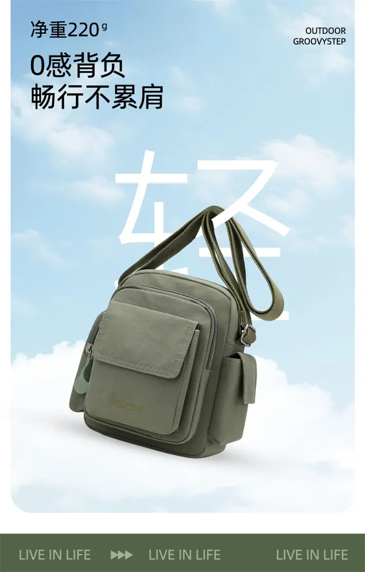 Waterproof Multi-Pocket Commuter Bag 2026 Summer — feature 11