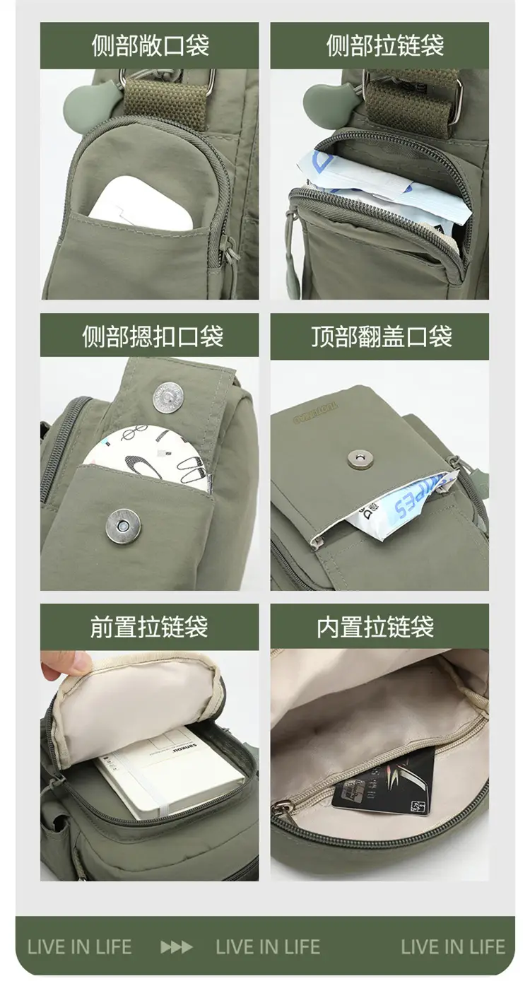 Waterproof Multi-Pocket Commuter Bag 2026 Summer — feature 8