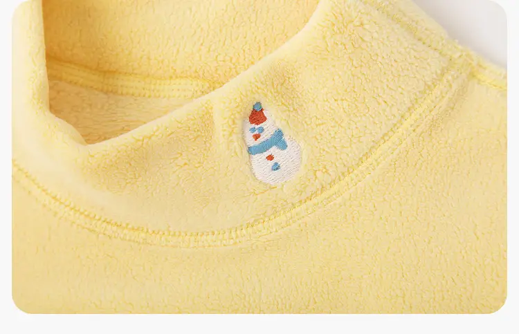 Dudu Kids T-Shirt Cream Half-Turtleneck Base Layer — feature 26