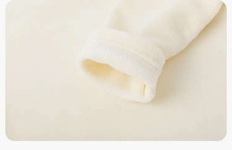 Dudu Kids T-Shirt Cream Half-Turtleneck Base Layer — feature 34