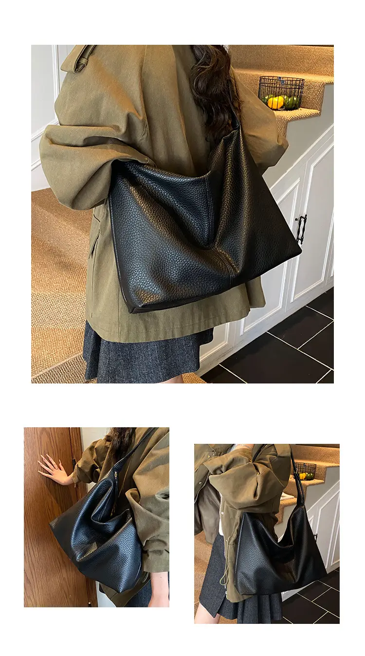 Women's Cream Leather Shoulder Crossbody Bag 2025 — feature 10