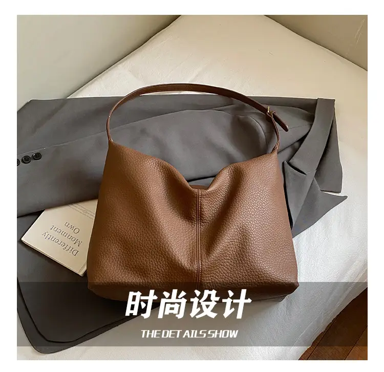 Women's Cream Leather Shoulder Crossbody Bag 2025 — feature 7