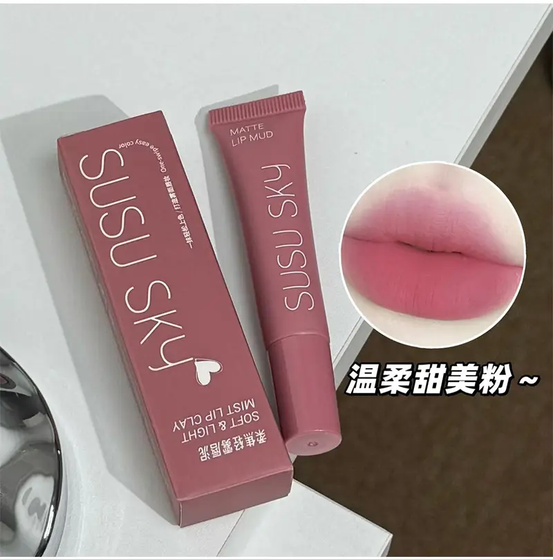 Susu Sky Matte Lip Mud Low Saturation Korean — feature 14