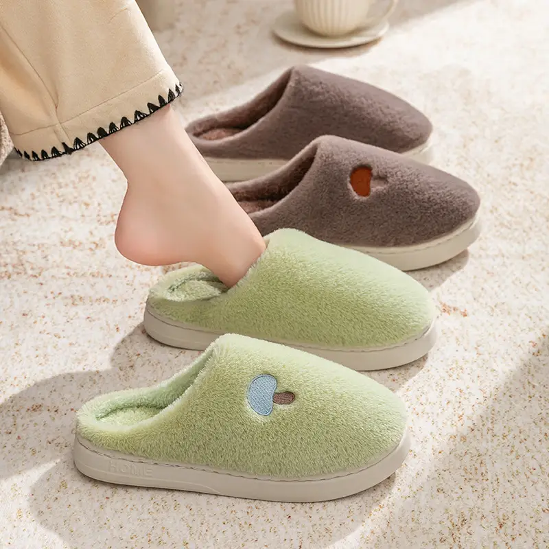 Little Mushroom Stuffed Cotton Slippers Winter 2025 - Image 15