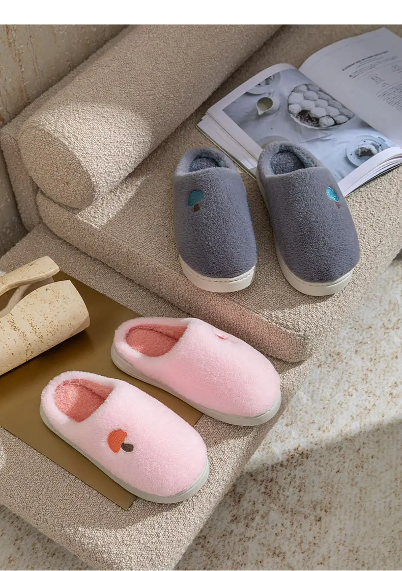 Little Mushroom Stuffed Cotton Slippers Winter 2025 — feature 19