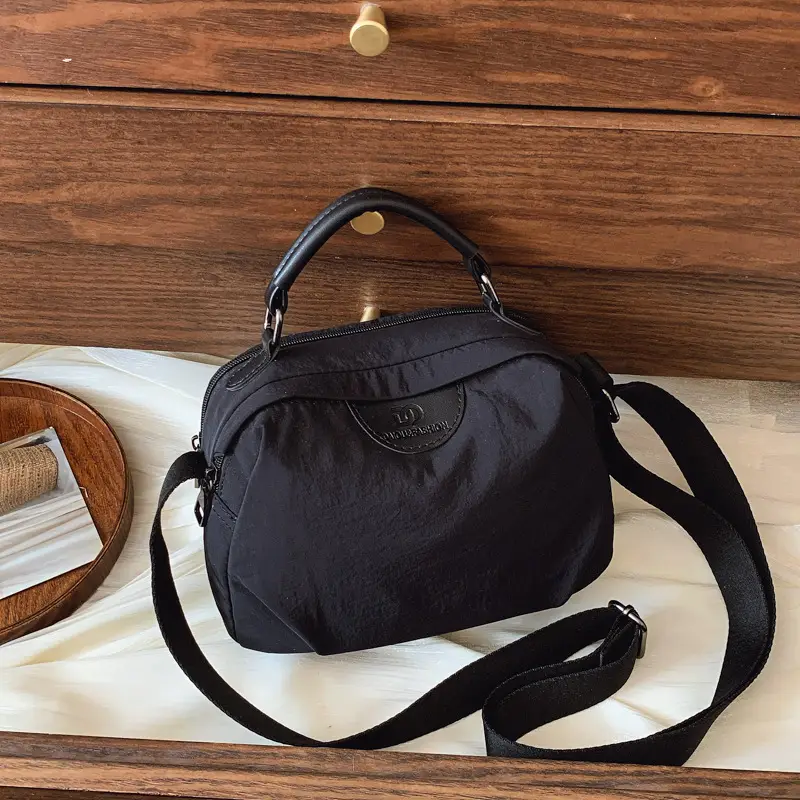 Women's Light Grey 2025 Shoulder Bag with Long Strap - Image 4