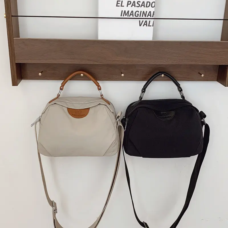 Women's Light Grey 2025 Shoulder Bag with Long Strap - Image 5