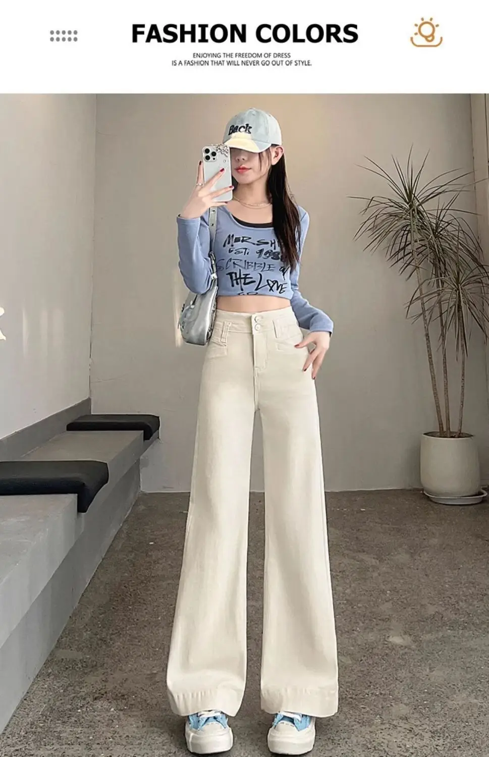 Dark Blue Wide Leg Jeans for Women 2025 — feature 33