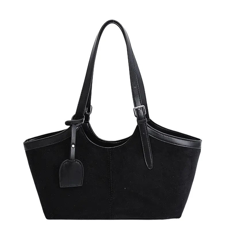 Korean Cross-Border Spliced Large Cap Bag for Women - Image 5