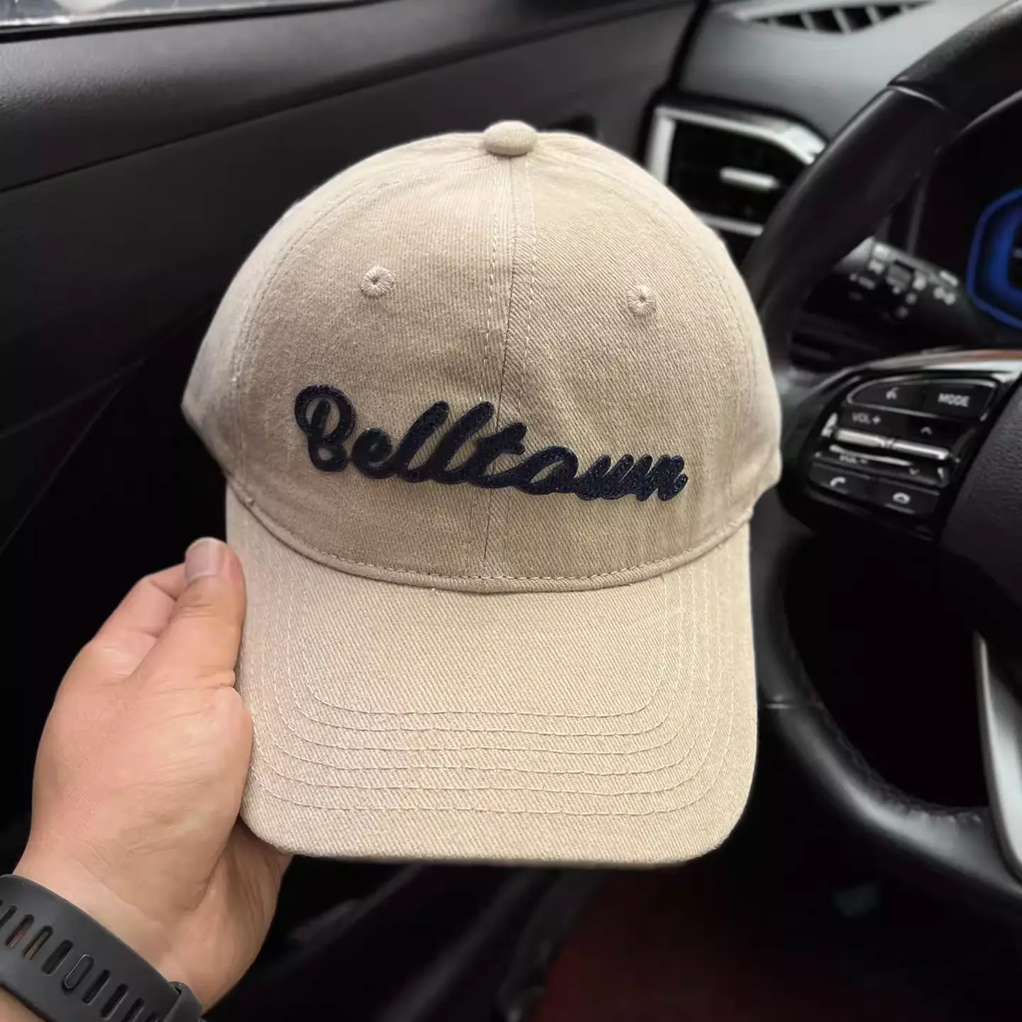 Belleam Red Baseball Cap for Women with Wide Brim - Image 8