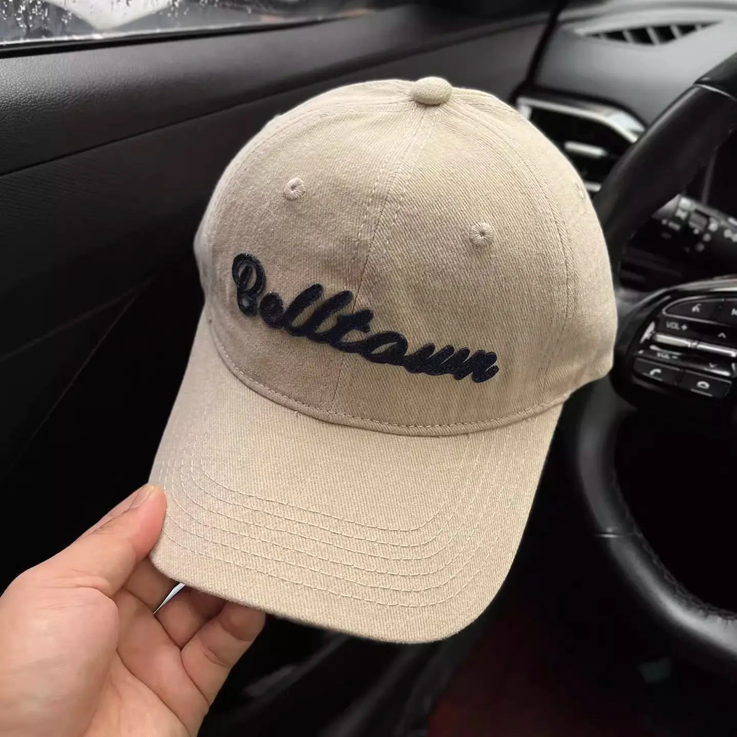 Belleam Red Baseball Cap for Women with Wide Brim - Image 9