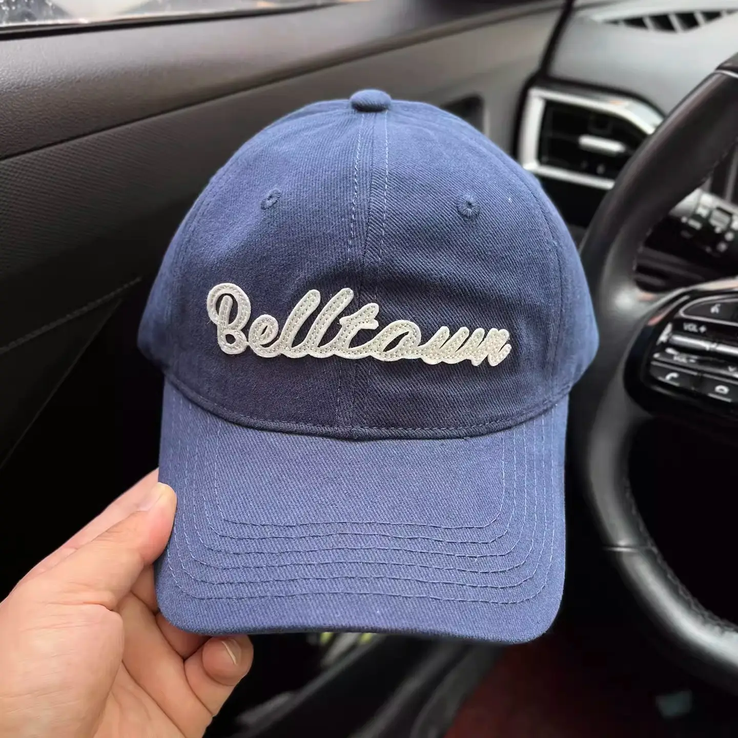 Belleam Red Baseball Cap for Women with Wide Brim - Image 10