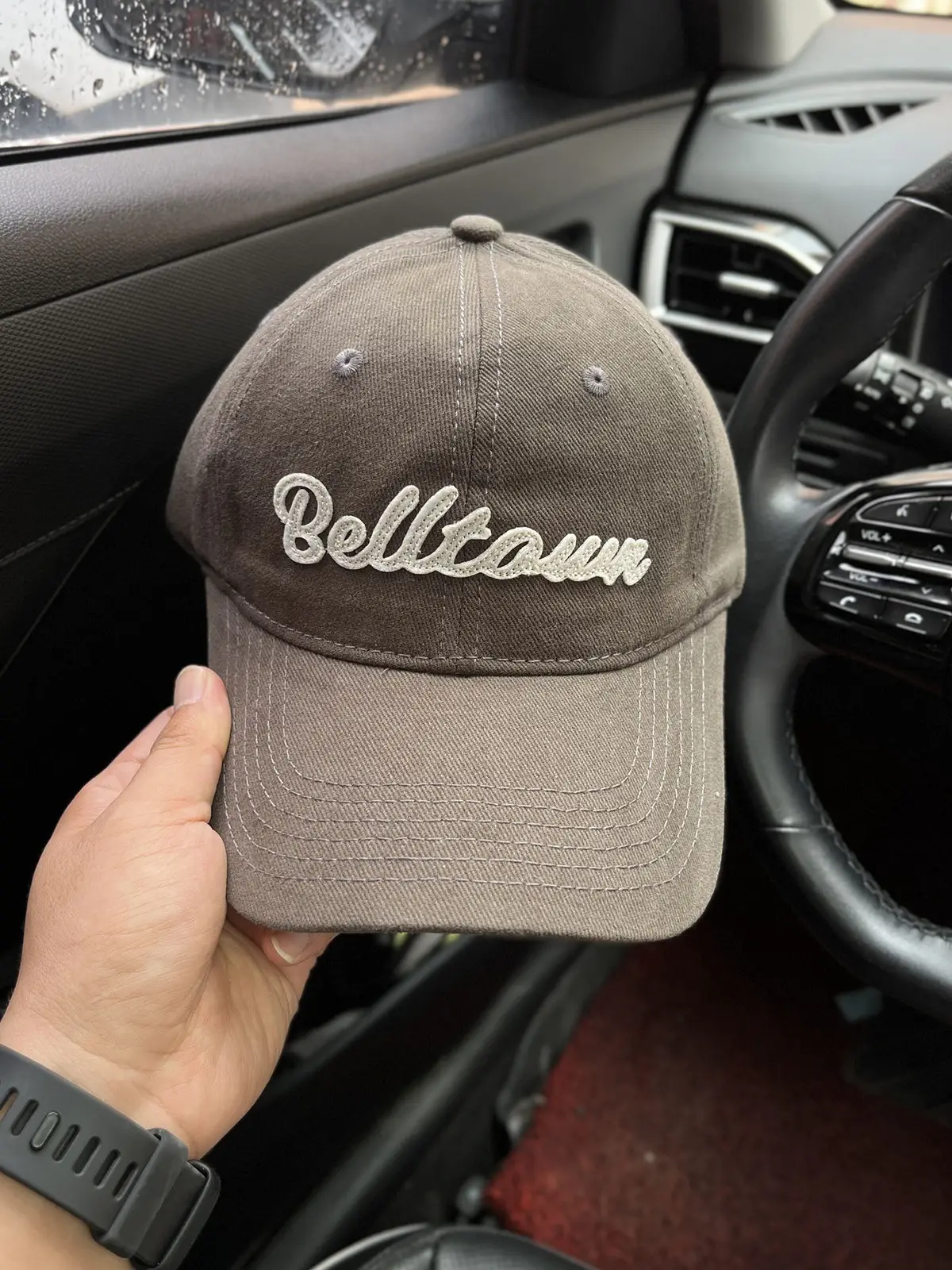 Belleam Red Baseball Cap for Women with Wide Brim — feature 12