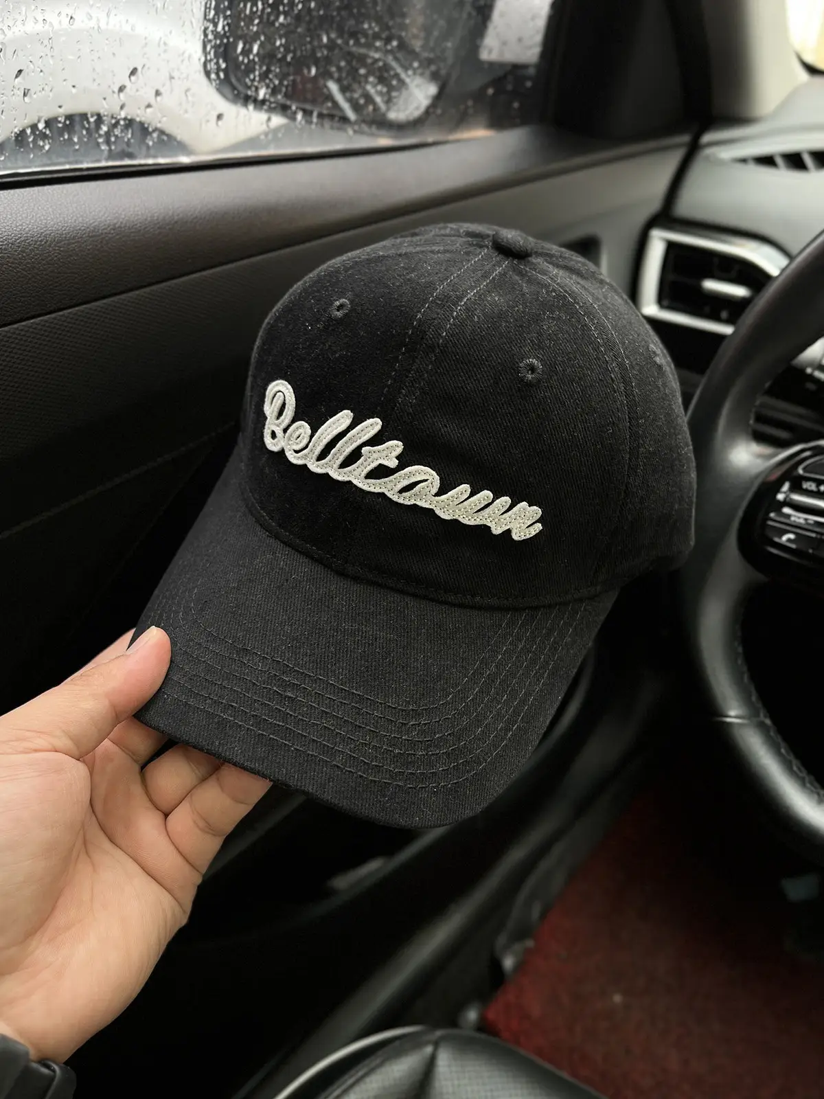 Belleam Red Baseball Cap for Women with Wide Brim — feature 6