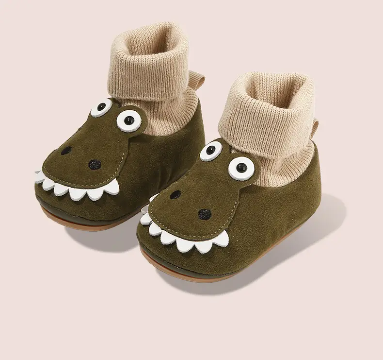 Baby Shoes with Socks 6-12M Soft Bottom Spring Fall — feature 28