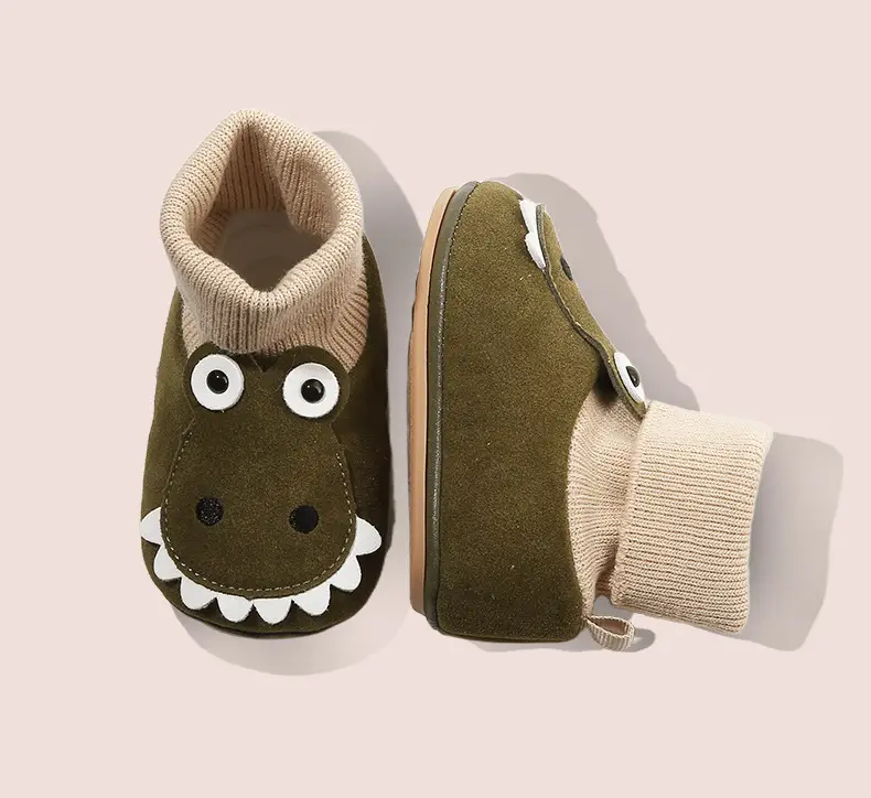 Baby Shoes with Socks 6-12M Soft Bottom Spring Fall — feature 29